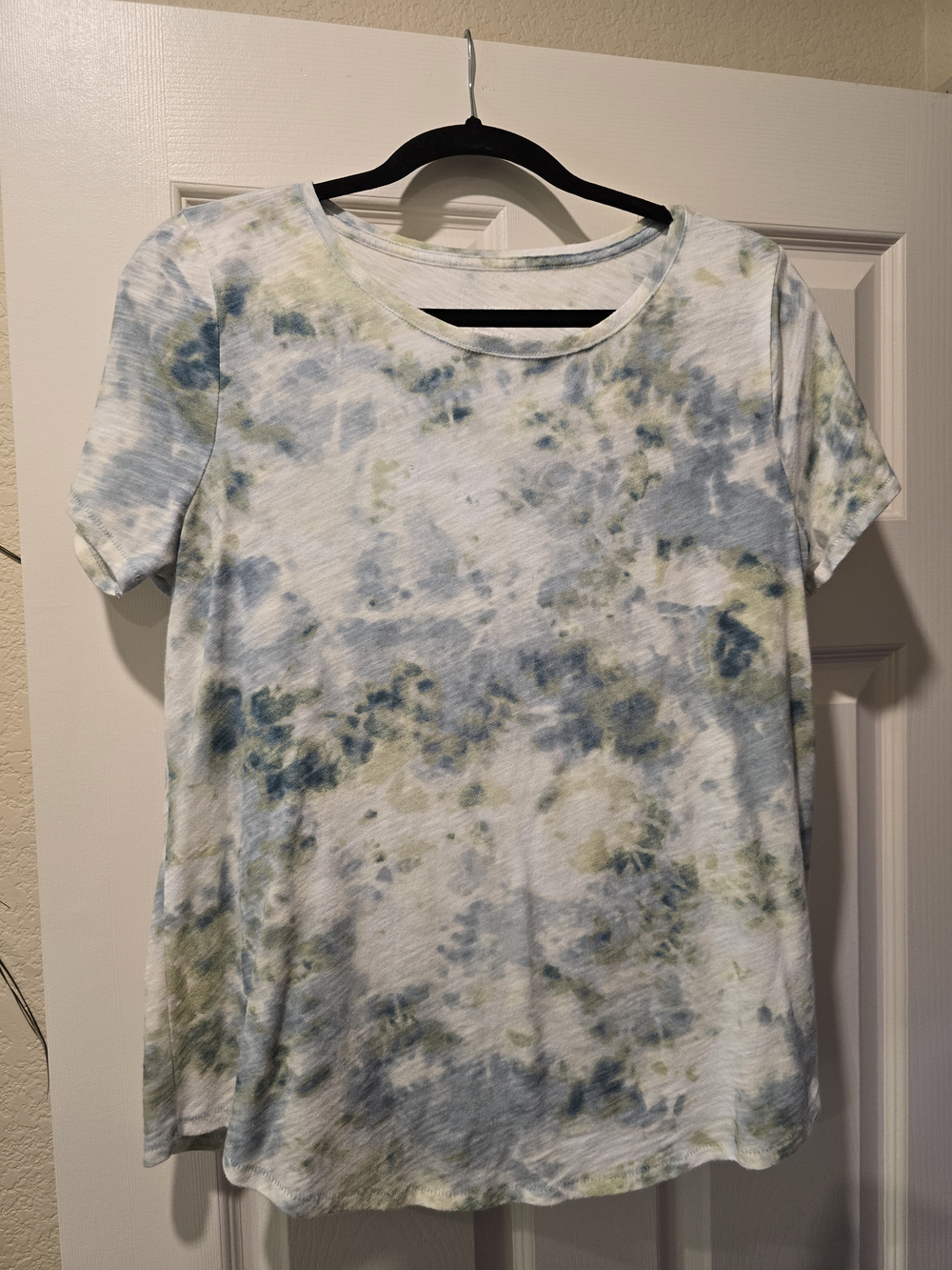 Sonoma Short Sleeve Tie-Dye Tee in Blue and Green